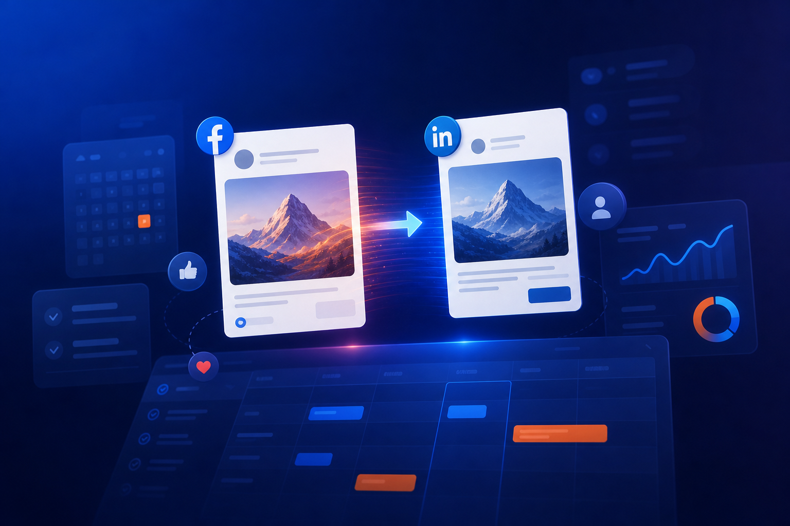 Comparativa de copys para Facebook y LinkedIn con ejemplos prácticos y checklist para adaptar mensajes