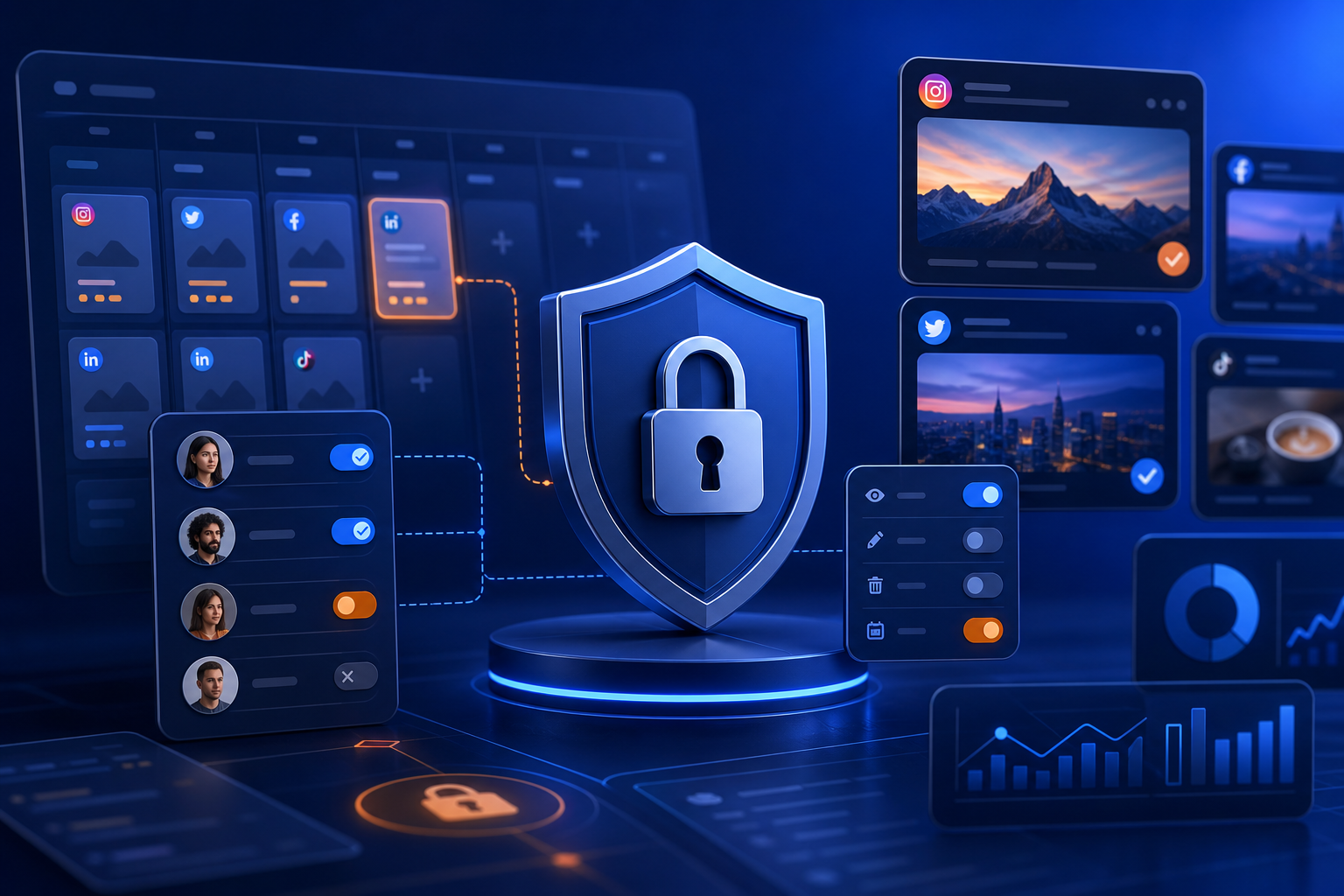 Checklist de seguridad para controlar accesos y permisos en herramientas de redes sociales